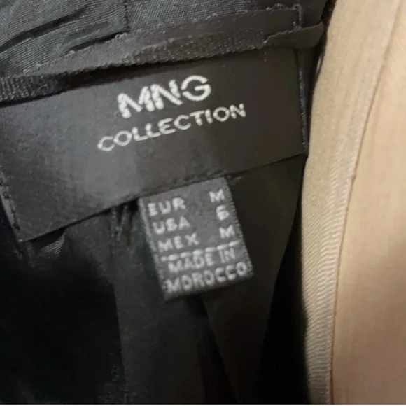 Mango MNG Black Tweed, Boucle Jacket - Picture 7 of 10